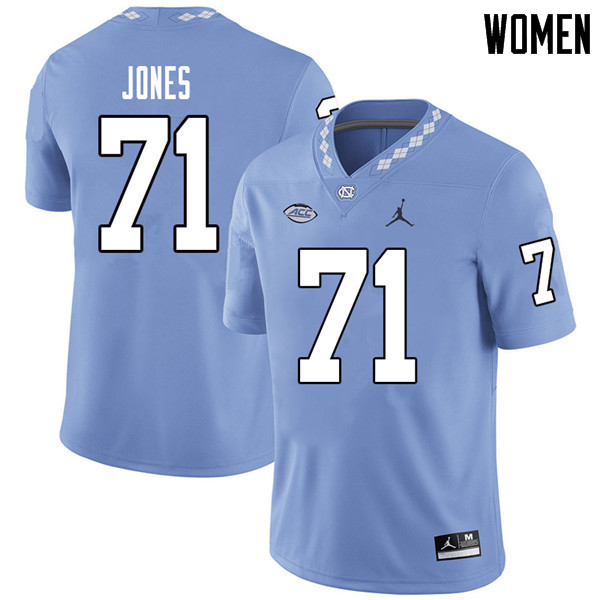 Jordan Brand Women #71 Marcus Jones North Carolina Tar Heels College Football Jerseys Sale-Carolina